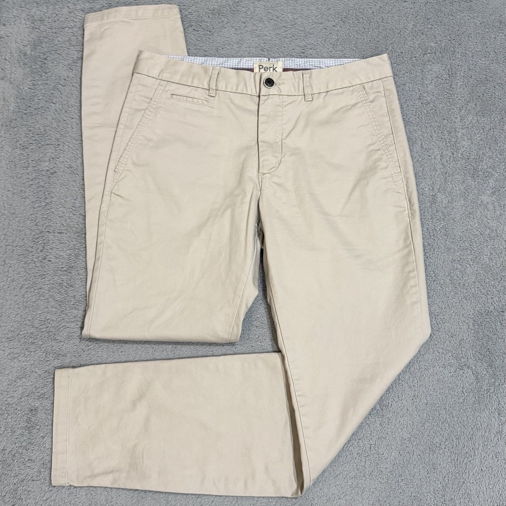 Perk Pants 32x31 Chino Slim Fit Stretch Casual Outdoor Micro Twill Comfort *READ